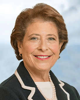 Elaine Rosen, Assurant Board Member, looking at the camera